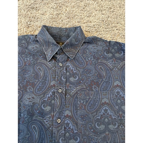 Bugatchi Uomo Other - Bugatchi Uomo Mens Shirt Blue Paisley? Large Long Sleeve Sharp Unique